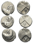 Griechische Münzen - Lots.


Thrakischer Chersones (Thrakien).

Lot (3 Stück, Silber): Hemidrachme; ca. 4. Jhdt. v. Chr.

Sehr schön.

Verkau...