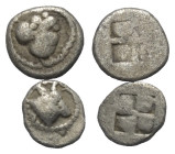 Griechische Münzen - Lots.


Akanthos (Makedonien).

Lot (2 Stück, Silber): Obol, Hemiobol; ca. 5. - 4. Jhdt. v. Chr.

Sehr schön - fast sehr s...