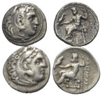 Griechische Münzen - Lots.


Alexander III. (Königreich Makedonien).

Lot (2 Stück, Silber): Drachme; ca. 4. - 3. Jhdt. v. Chr.

Sehr schön - f...