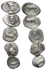 Griechische Münzen - Lots.


Unter anderem: Larissa (Thessalien) / Phokischer Bund (Phokis).

Lot (5 Stück, Silber): verschiedene Nominale; ca. 4...