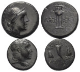 Griechische Münzen - Lots.


Amisos (Pontos).

Lot (2 Stück): Bronze; ca. 2. -1. Jhdt. v. Chr.

Sehr schön - fast sehr schön.

Verkauft wie b...