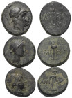 Griechische Münzen - Lots.


Amisos (Pontos).

Lot (3 Stück): Bronze; ca. 2. -1. Jhdt. v. Chr.

Sehr schön - fast sehr schön.

Verkauft wie b...
