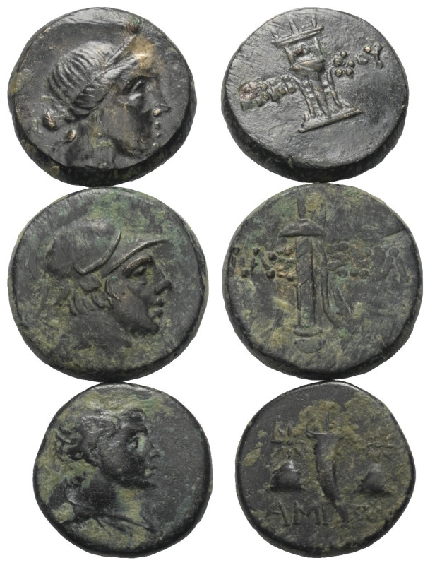 Griechische Münzen - Lots.


Amisos (Pontos).

Lot (3 Stück): Bronze; ca. 2...