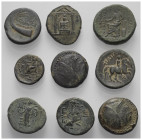 Griechische Münzen - Lots.


Unter anderem: Philadelphia (Lydien) / Mylasa (Karien) / Perge (Pamphylien).

Lot (9 Stück): Bronze; ca. 4. - 1. Jhd...