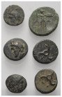 Griechische Münzen - Lots.


Knidos (Karien) / Phaselis (Lykien) / Perikles (Lykische Dynasten).

Lot (6 Stück): Bronze; ca. 4. - 2. Jhdt. v. Chr...