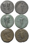 Provinzialrömische Münzen - Lots.


Moesia Inferior.

Lot (3 Stück): Bronze; 2. - 3. Jhdt. n. Chr.

Sehr schön - fast sehr schön.

Verkauft w...