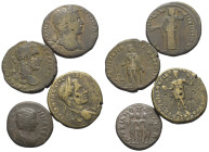 Provinzialrömische Münzen - Lots.


Moesia Inferior.

Lot (4 Stück): Bronze; 2. - 3. Jhdt. n. Chr.

Sehr schön - fast sehr schön.

Verkauft w...