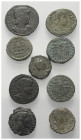 Römische Münzen - Lots. Kaiserzeit.


Lot (9 Stück, Bronze): Kleine Bronzemünzen.
Unter anderem:
Constantinus I. (307 - 337 n. Chr.)
Constantius...