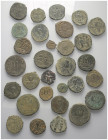 Byzantinische Münzen - Lots.


Verschiedene Herrscher.

Lot (30 Stück, Bronze): verschiedene Nominale, ca. 6. - 10. Jhdt. n. Chr.

Sehr schön -...