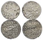 Islam - Lots.


Rum-Seldschuken. 
Kayqubad I. als Sultan (616 - 634 H. / 1219 - 1236).

Lot (2 Stück, Silber): Dirham. 632 H. Siwas.

22-23 mm...