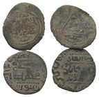 Islam - Lots.


Ilkhaniden.
Abu Sa'id (716 - 736 H. / 1316 - 1335).

Lot (2 Stück, Kupfer): Fals. Unlesbar und Arzinjan (Erzincan).

Diler: - ...