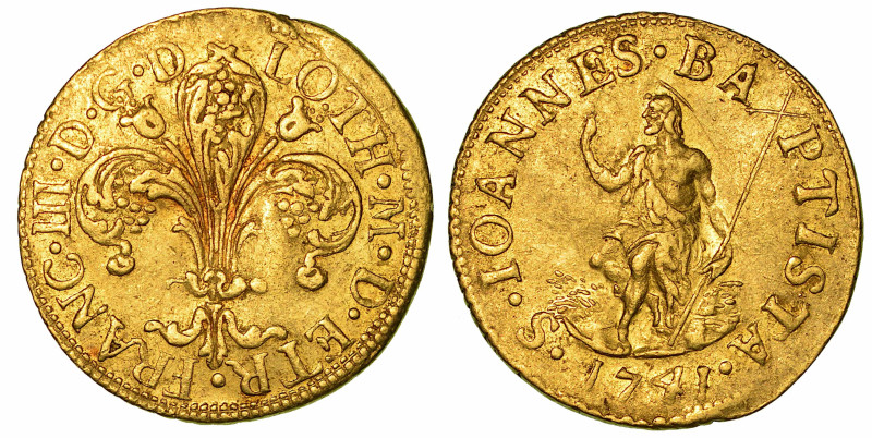 FIRENZE. FRANCESCO III DI LORENA, 1737-1765. Fiorino 1741.

Giglio fiorentino....