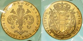 FIRENZE. LEOPOLDO II DI LORENA, 1824-1859. 80 Fiorini 1828.
