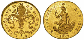 FIRENZE. LEOPOLDO II DI LORENA, 1824-1859. Ruspone 1824.