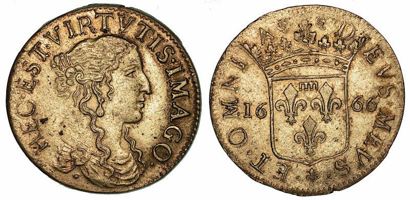 FOSDINOVO. PASQUALE MALASPINA, 1663-1669. Luigino 1666.

Busto a d. R/ Stemma....