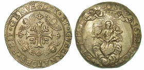 GENOVA. DOGI BIENNALI E GOVERNATORI DELLA REPUBBLICA, 1528-1797. SERIE DELLA III FASE, 1637-1797. 2 Scudi 1692. Sigle ITC.