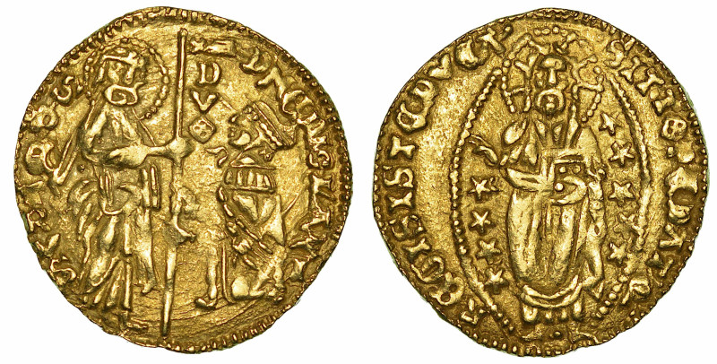 CHIO (MAONA), 1347-1566. FILIPPO MARIA VISCONTI (1424-1436). Ducato.

Il doge ...