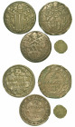 Lotto di quattro monete.