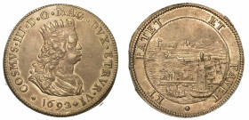 LIVORNO. COSIMO III DE' MEDICI, 1670-1723. Tollero 1692.