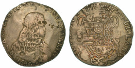 MILANO. CARLO II D'ASBURGO, 1665-1700. Filippo o Carlo 1676.