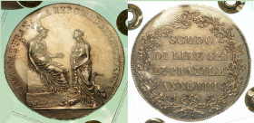 MILANO. REPUBBLICA CISALPINA, 1800-1802. Scudo da 6 Lire A. VIII.