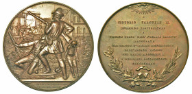MILANO. VITTORIO EMANUELE II DI SAVOIA, 1861-1878. Medaglia in bronzo 1859. A ricordo delle Cinque Giornate di Milano del 1848 e per l'ingresso del Re...