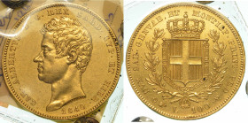 REGNO DI SARDEGNA. CARLO ALBERTO DI SAVOIA, 1831-1849. 100 Lire 1840. Torino.