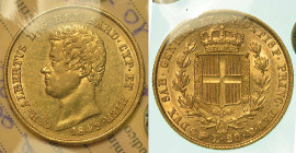 REGNO DI SARDEGNA. CARLO ALBERTO DI SAVOIA, 1831-1849. 20 Lire 1849. Torino.
