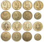 REGNO D'ITALIA. Lotto di otto monete.