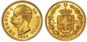 REGNO D'ITALIA. UMBERTO I DI SAVOIA, 1878-1900. 20 Lire 1882.