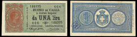 REGNO D'ITALIA. UMBERTO I DI SAVOIA, 1878-1900. Buono di Cassa da 1 Lira 15/09/1893.