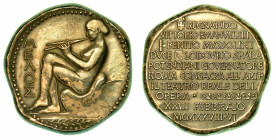 RIAPERTURA DEL TEATRO DELL'OPERA ROMA. Medaglia in bronzo argentato 1928.