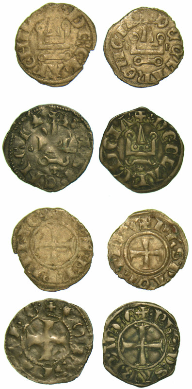 CHIARENZA. Lotto di quattro monete.

CARLO II D'ANGIO', 1285-1287. Denaro torn...