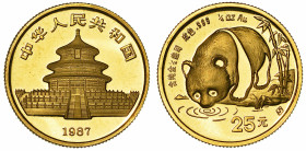 CINA. PEOPLE'S REPUBLIC, DAL 1949. 25 Yuan 1987.