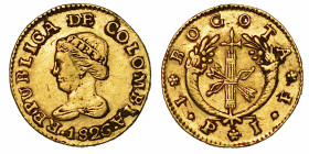 COLOMBIA. REPUBLICA, dal 1821. Peso 1826. Bogotà.