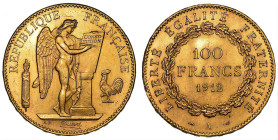 FRANCIA. TROISIEME REPUBLIQUE, 1871-1940. 100 Francs 1912. Parigi.