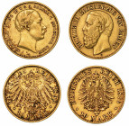 GERMANIA. Lotto di due monete.