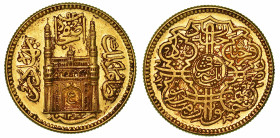 INDIA - HYDERABAD. MIR USMAN ALI KHAN, 1911-1948. Mohur AH 1333 (1914).
