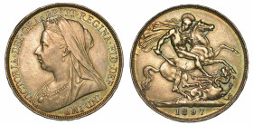 REGNO UNITO. VICTORIA, 1837-1901. Crown 1897.