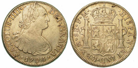 MESSICO. CARLOS IV, 1788-1808. 8 Reales 1794. Città del Messico.