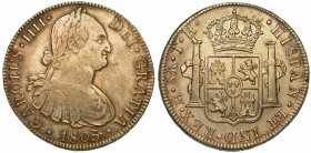 MESSICO. CARLOS IV, 1788-1808. 8 Reales 1805. Città del Messico.