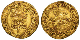 SISTO IV (FRANCESCO DELLA ROVERE), 1471-1484. Fiorino di camera (periodo teorico di emissione 1475 - Zecchiere Pier Paolo della Zecca). Roma.