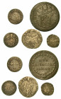 Lotto di cinque monete.