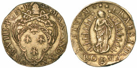 URBANO VIII (MATTEO BARBERINI), 1623-1644. Testone 1642/A. XX. Roma.