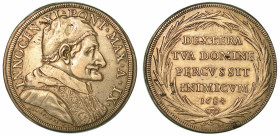 INNOCENZO XI (BENEDETTO ODESCALCHI), 1676-1689. Piastra 1684 A. IX. Roma.