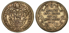 INNOCENZO XI (BENEDETTO ODESCALCHI), 1676-1689. Testone 1684/A. VIII. Roma.
