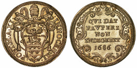 INNOCENZO XI (BENEDETTO ODESCALCHI), 1676-1689. Giulio 1686/A. XI.  Roma.