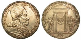INNOCENZO XII (ANTONIO PIGNATELLI), 1691-1700. Piastra 1700/A. IX Jub.