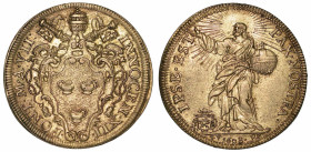 INNOCENZO XII (ANTONIO PIGNATELLI), 1691-1700. Testone 1698 A. VII. Roma.