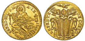 BENEDETTO XIV (PROSPERO LORENZO LAMBERTINI), 1740-1758. Zecchino 1749/A. IX. Roma.
